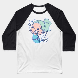 Competitive Mermaid Baseball T-Shirt